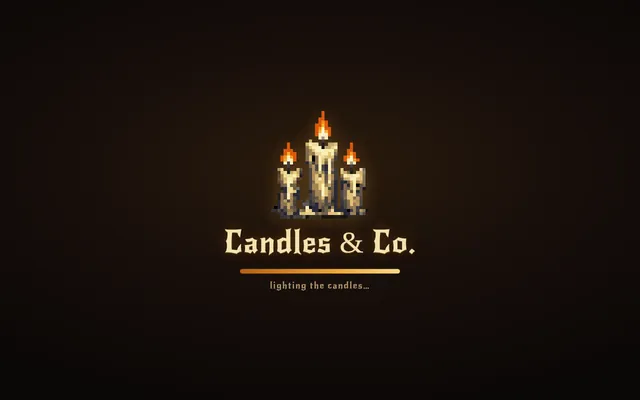Screenshot of Candles & Company homepage
